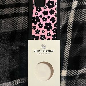 Velvet Caviar Pink and Black Floral Case 13 Pro Max